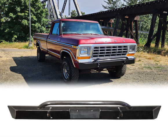 67-79 FORD F SERIES TRAILHORSE FRONT BUMPER W/ FT.LICENCE HOLDER